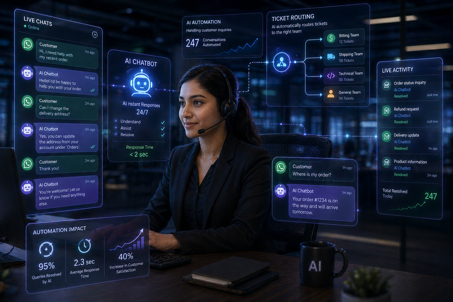 1. Customer Support — 20–30% of Daily Operations – PixoraNest AI Automation