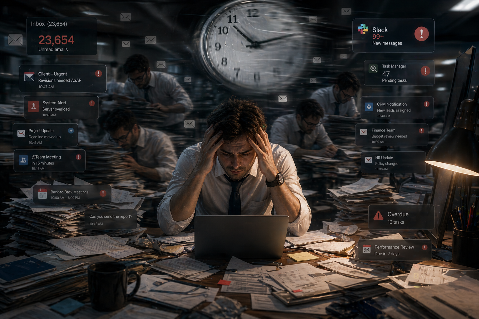 The Hidden Cost of Manual Work – PixoraNest AI Automation